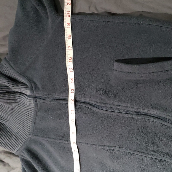 Gap Full Zip Gray Fleece Jacket Size Medium - Picture 7 of 9